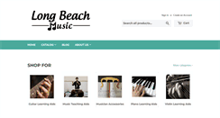Desktop Screenshot of longbeachmusic.com